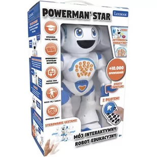 LEXIBOOK Powerman Star Robot do nauki i zabawy ROB85PL - Roboty dla dzieci - miniaturka - grafika 1