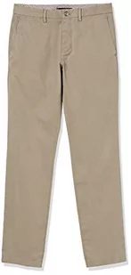 Tommy Hilfiger Męskie spodnie Denton Bedford Structure GMD, Brązowy, 31W x 34L - Spodenki męskie - miniaturka - grafika 1