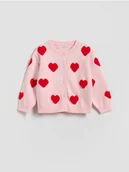 Bluzy dla dziewczynek - Reserved - Kardigan z dodatkiem wiskozy - wielobarwny - miniaturka - grafika 1