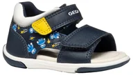 Buty dla chłopców - Geox Sandały chłopięce B Zapito Boy, Navy Ochre, 18 EU - miniaturka - grafika 1