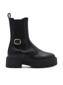 Botki damskie - Badura Sztyblety INES-9182 Czarny - miniaturka - grafika 1