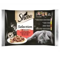 Mokra karma dla kotów - Sheba CUISINE MIĘSNE DANIA W SOSIE 4X85 - miniaturka - grafika 1