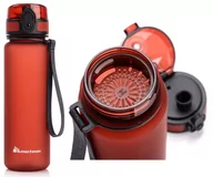 Shakery i bidony sportowe - meteor Bidon sportowy Meteor 1000 ml czerwony 55864 - miniaturka - grafika 1