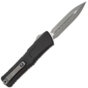 Nóż automatyczny OTF Microtech Combat Troodon D/E Gen III Black Aluminium, Apocalyptic M390MK by Tony Marfione (1142-10AP) - Noże - miniaturka - grafika 2