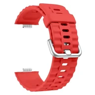 Akcesoria do smartwatchy - SILIKONOWY PASEK DO HUAWEI WATCH FIT 3 / FIT 4 / FIT 4 PRO CZERWONY - miniaturka - grafika 1