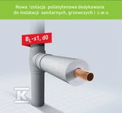 Akcesoria hydrauliczne - Armacell TUBOLIT DG PLUS izolacja polietylenowa otulina o grubości 9mm z klasa palności BL-s1, d0 [NRO ] TL-28/9-DGPlus - miniaturka - grafika 1