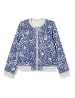 Kurtki i płaszcze dla chłopców - IKKS JUNIOR Chłopcy dwustronna kurtka bomberka, Imp kwiaty granatowe, 6 Lata - miniaturka - grafika 1