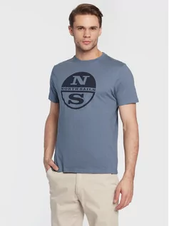 Koszulki i topy damskie - North Sails T-Shirt Graphic 692815 Niebieski Regular Fit - grafika 1