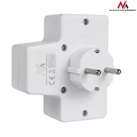 Gniazdka elektryczne - Maclean Gniazdko Prądowe Potrójne Z Wył En MCE215 - miniaturka - grafika 1