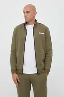 Bluzy męskie - Guess bluza męska kolor zielony z nadrukiem - miniaturka - grafika 1