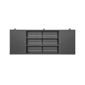 Pozostałe wyposażenie warsztatu - Szafka narzędziowa Jan Nowak LEO, 1600 x 600 x 200 mm, czarna metalowa, wisząca, na narzędzia - miniaturka - grafika 1