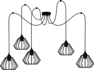 Lampy sufitowe - Lampa wisząca Solar SFERA Lampa loft diament 5 płomienna pająk - miniaturka - grafika 1