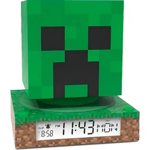 Budzik z lampką nocną KIDS EUROSWAN Minecraft MIN3020 - Wyposażenie pokoiku dziecięcego - miniaturka - grafika 1