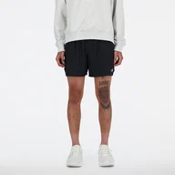 Spodenki męskie - Spodenki męskie New Balance MS41286BK  czarne - miniaturka - grafika 1