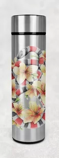 Termos LED srebrny 500 ml wąż - Kubki termiczne - miniaturka - grafika 1