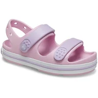 Buty dla chłopców - Sandały dziecięce Crocs Crocband Cruiser Sandal K Rozmiar butów (UE): 34-35 / Kolor: różowy - miniaturka - grafika 1