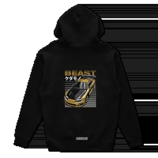 Czarna bluza z kapturem Toyota Supra mk4 BEAST-L - Odzież do sportów motorowych - miniaturka - grafika 1