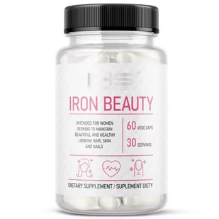 IRON HORSE Iron Beauty 60vegcaps - Witaminy i minerały dla sportowców - miniaturka - grafika 1