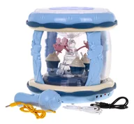 Karuzele dla niemowląt - Bębenek z mikrofonem dla dzieci 18m+ Interaktywna multikostka + karuzela + panel dźwiękowy - miniaturka - grafika 1