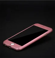 Etui i futerały do telefonów - Etui na telefon komórkowy Pokrowiec ochronny na Apple iPhone 5 / 5s / SE Pełna obudowa Osłona ekranu 360 Różowy - miniaturka - grafika 1