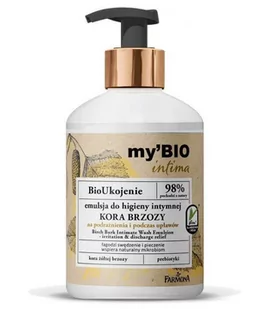 Farmona Farmona my`BIO Intima Emulsja do higieny intymnej Kora Brzozy na podrażnienia i podczas upławówy 250ml - Płyny do higieny intymnej - miniaturka - grafika 1