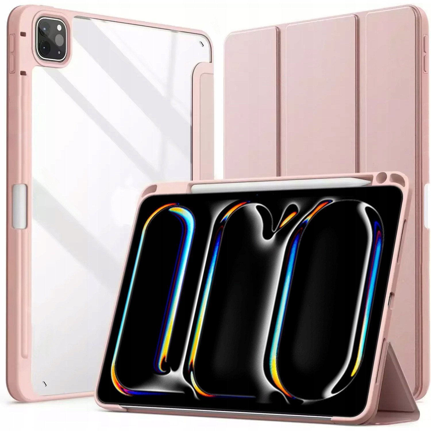 Etui Hard Crystal do iPad Pro 11 Gen. 5 2024 Różowe