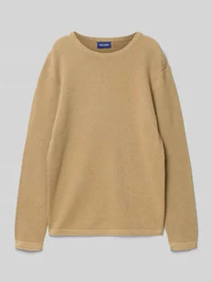 Sweter z dzianiny o kroju regular fit z czystej bawełny model ‘PANTER’ - Swetry dla chłopców - miniaturka - grafika 1