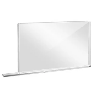 Trotec Ścianka ochronna do szkoły ze szkła akrylowego z krawędzią na aerozole SMALL 800 x 69 x 500 - Meble do szkół i przedszkoli - miniaturka - grafika 3