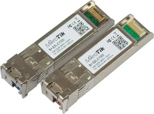 Moduł SFP MikroTik S+2332LC10D Bidirectional Single Mode SFP+ 10GbE module kit up to 10km - MT S+2332LC10D - Pozostałe akcesoria sieciowe - miniaturka - grafika 1