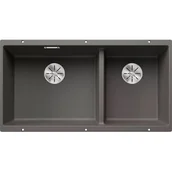 Zlewozmywaki - Zlewozmywak granitowy BLANCO Subline 480/320-U Silgranit Wulkaniczny szary lewa 527351 - miniaturka - grafika 1