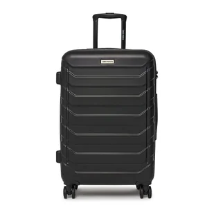 Gino Rossi GIN-M-001-05-BLACK Czarny - Walizki - miniaturka - grafika 1