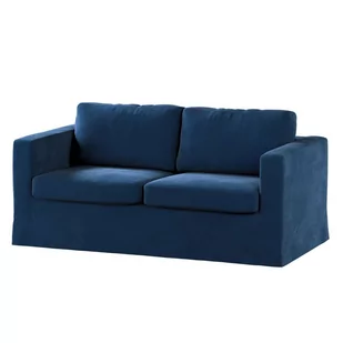 Dekoria pl pl Pokrowiec na sofę Karlstad 2-osobową nierozkładaną długi granat 165 x 89 x 64 cm Velvet 618-704-29 - Pokrowce na meble - miniaturka - grafika 1