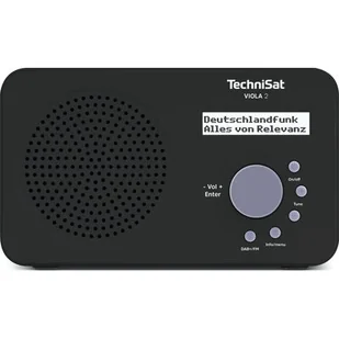 TechniSat VIOLA 2 Radio FM DAB+ Czarny - Radia - miniaturka - grafika 1