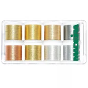 Akcesoria i części do maszyn do szycia - Zestaw nici Madeira Heavy Metal (8 x 200m) - miniaturka - grafika 1