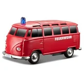 Samochody i pojazdy dla dzieci - Maisto VW T1 Straż Retro światło dźwięk 01532 - miniaturka - grafika 1