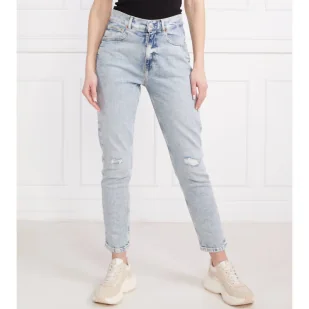 BOSS Jeansy THE ELSA | Tapered fit - Spodnie damskie - miniaturka - grafika 1