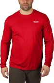 Odzież robocza - Milwaukee KOSZULKA ROBOCZA Z DŁUGIM RĘKAWEM LEKKA - CZERWONA WWLSRD-M - miniaturka - grafika 1