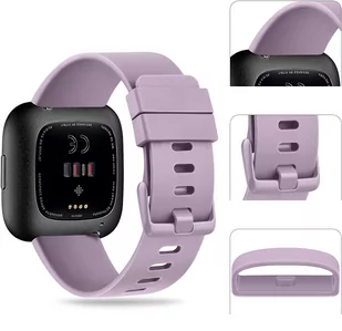 Opaska / Pasek Braders do Fitbit Versa / Versa 2 / Versa Lite fioletowy - Akcesoria do smartwatchy - miniaturka - grafika 4