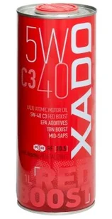 XADO ATOMIC OIL C3 RED BOOST 5W40 1L - Oleje silnikowe XADO ATOMIC OIL C3 RED BOOST 5W40 1L - Oleje silnikowe - miniaturka - grafika 1