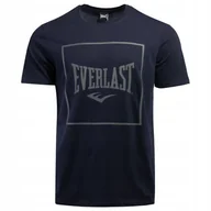 Koszulki męskie - Bawełniana koszulka męska T-shirt Everlast GRANAT L - miniaturka - grafika 1