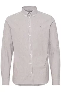 CASUAL FRIDAY Męska koszula Anton Oxford, 201792 / biała w paski, L - Koszule męskie - miniaturka - grafika 1