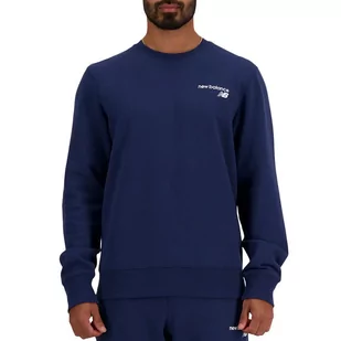 Bluza New Balance MT03911NNY - granatowa - Bluzy sportowe męskie - miniaturka - grafika 1