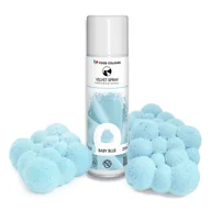 Dodatki do ciast w proszku - Zamsz w sprayu BŁĘKITNY - BABY BLUE Velvet Spray Food Colours, 250 ml - miniaturka - grafika 1