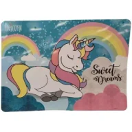 Podkładki na biurko - Podkładka laminowana Jednorożec 12 mix 2 wzory - miniaturka - grafika 1