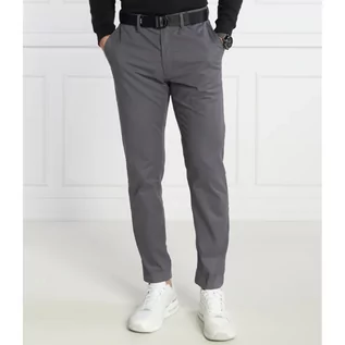 Spodnie męskie - Calvin Klein Spodnie chino + pasek MODERN TWILL | Slim Fit - grafika 1