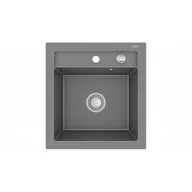 Zlewozmywaki - Mexen Vito zlewozmywak granitowy 1-komorowy 520 x 490 mm, szary - 6503521000-71 - miniaturka - grafika 1