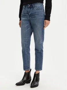 Armani Exchange Jeansy XW000073 AF12845 MB001 Niebieski Boyfriend Fit - Spodnie damskie - miniaturka - grafika 1
