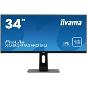 Monitory - IIYAMA 34 cali XUB3493WQSU-B1 IPS UWQHD DP/USB/2xHDMI XUB3493WQSU-B1 - miniaturka - grafika 1