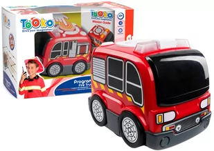 Press n' go fire truck - 4+ - Samochody i pojazdy dla dzieci - miniaturka - grafika 1