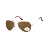 Okulary sportowe - Pilotki okulary aviator Montana MP94B polaryzacyjne - miniaturka - grafika 1